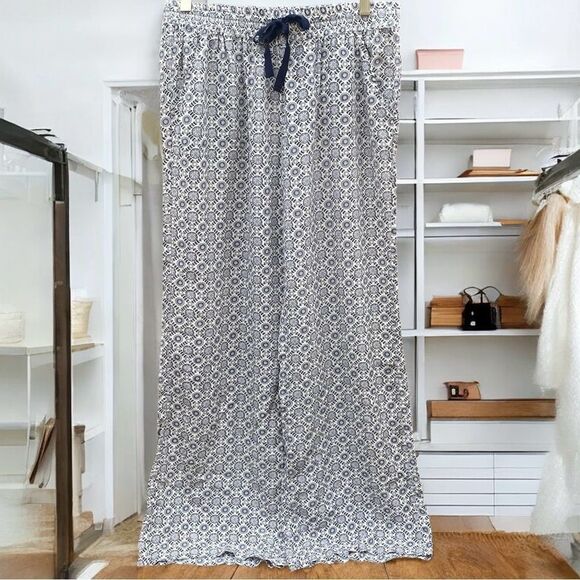 Joie Pants - Joie 100% Silk Wide Leg Pants Small Lightweight Pull On Comfy Boho PJ's